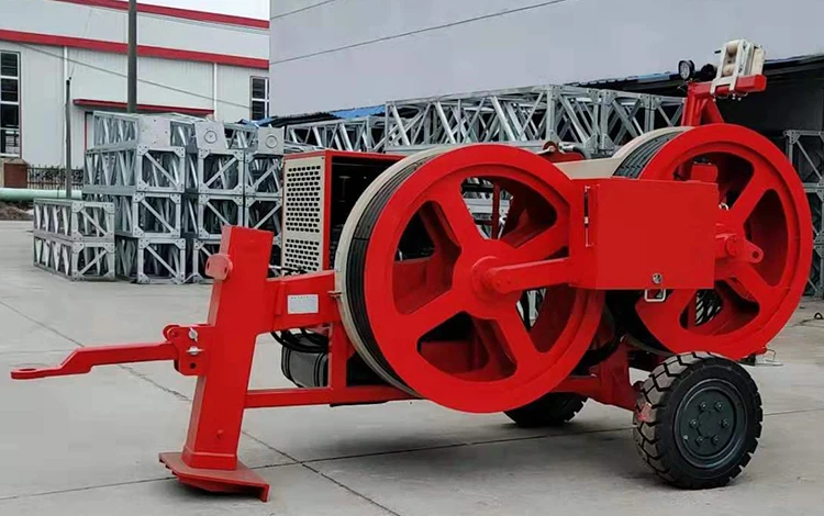 30kN transmission line cable tension stringing equipment hydraulic cable puller tensioner