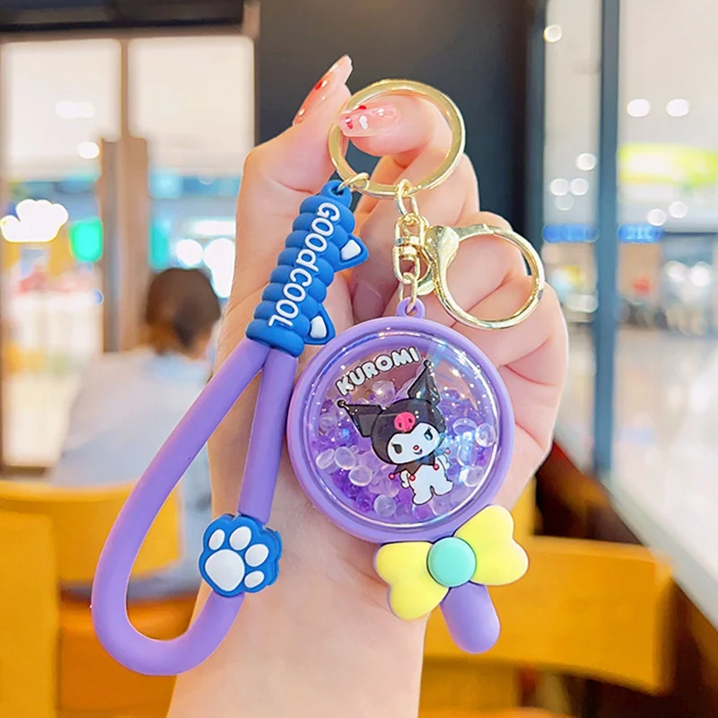 DL1230 Cartoon Sanrioed Big-eared Dog Mosquito Repellent Aromatherapy Key Chain Car Key Pendant Student Backpack