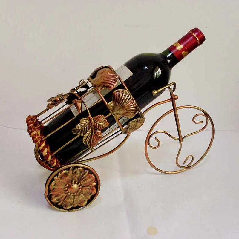Элегантная Волшебная металлическая уникальная Винная стойка, одинарный держатель для бутылок, подставка для вина