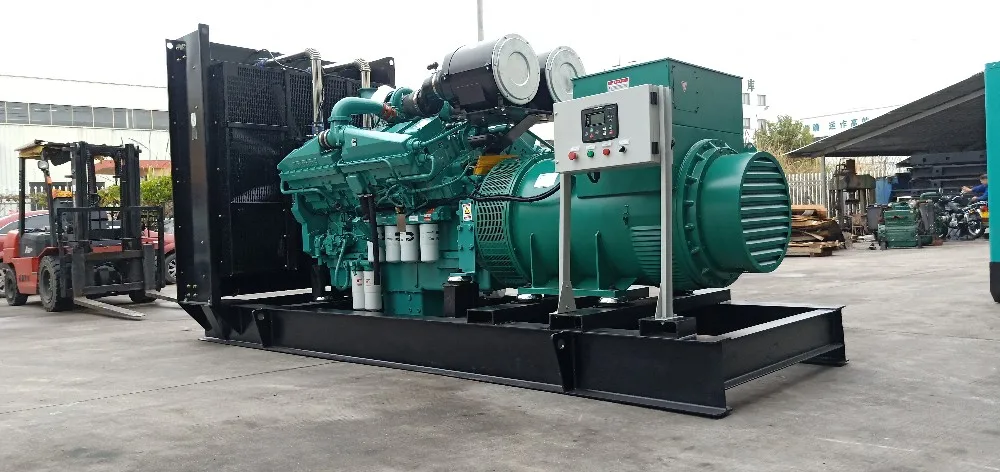 Открытый Тип дизельный генератор с двигателем Cummins KTA50-G3 50 Гц 1250KVA для продажи