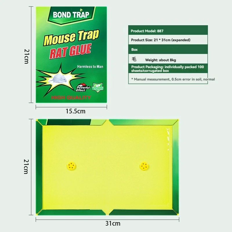 Hot Promotional Products Animal Glue Sticky Board Trap For Lure Rat Trap With Glue
