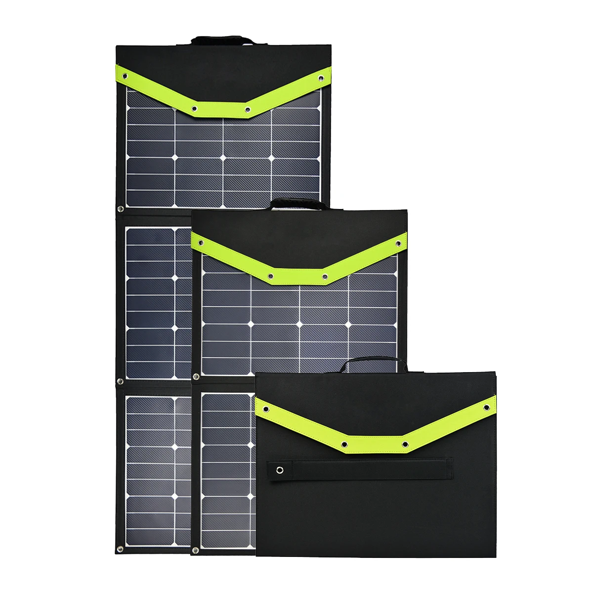  Высокая эффективность преобразования paneles solares 50 Вт 80 100 110 120 портативное складное зарядное устройство для солнечной