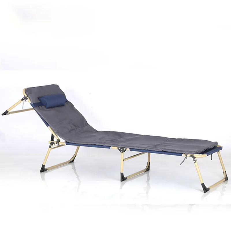 Portable Camping Cot with Detachable Headrest and Carry Bag