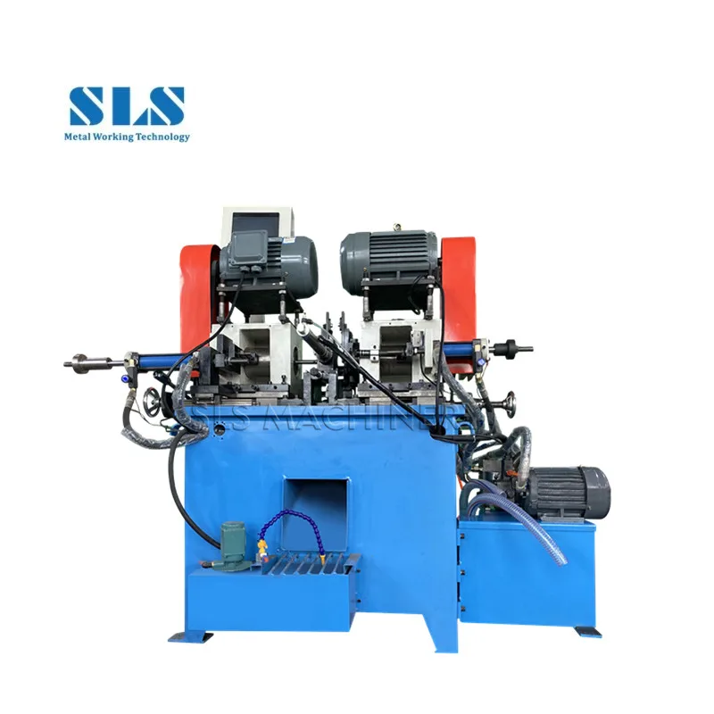 
Double Head Automatic Chamfering Machine for Solid Rod Bar Centre Hole Drilling / Pipe Inner wall Smoothing 