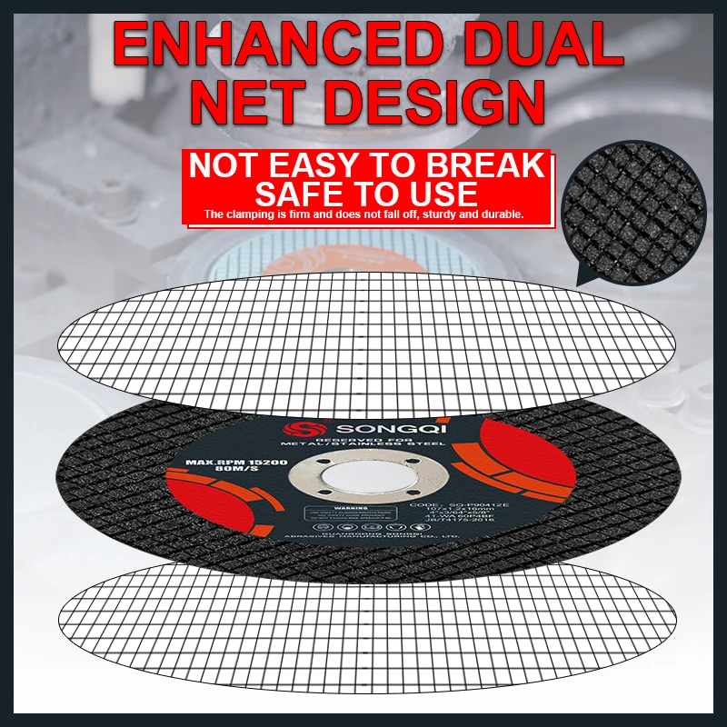 SOGNQI abrasive 4 inch abrasive tools cutting wheel grinding wheel for metal SS grinding