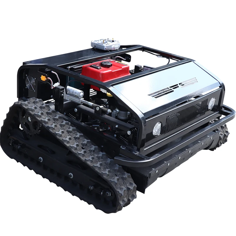AWY800 Mini Lawn Mover Remote Control Crawler Lawn Mower With Cutting Width 800mm