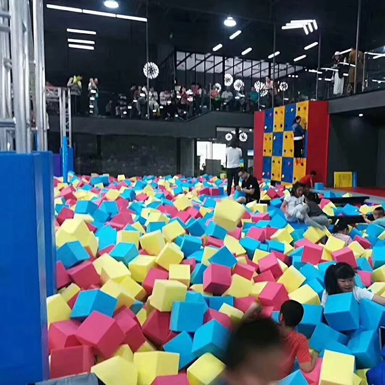 Custom Foam Pit Blocks PU Sponge Foam Cube for Indoor Trampoline Park and Playground Rock Climbing
