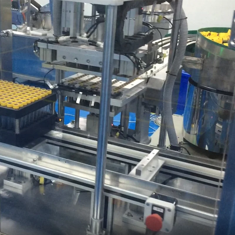 Фармацевтическая резиновая пробка и машина для сборки крышек для трубки для взятия крови