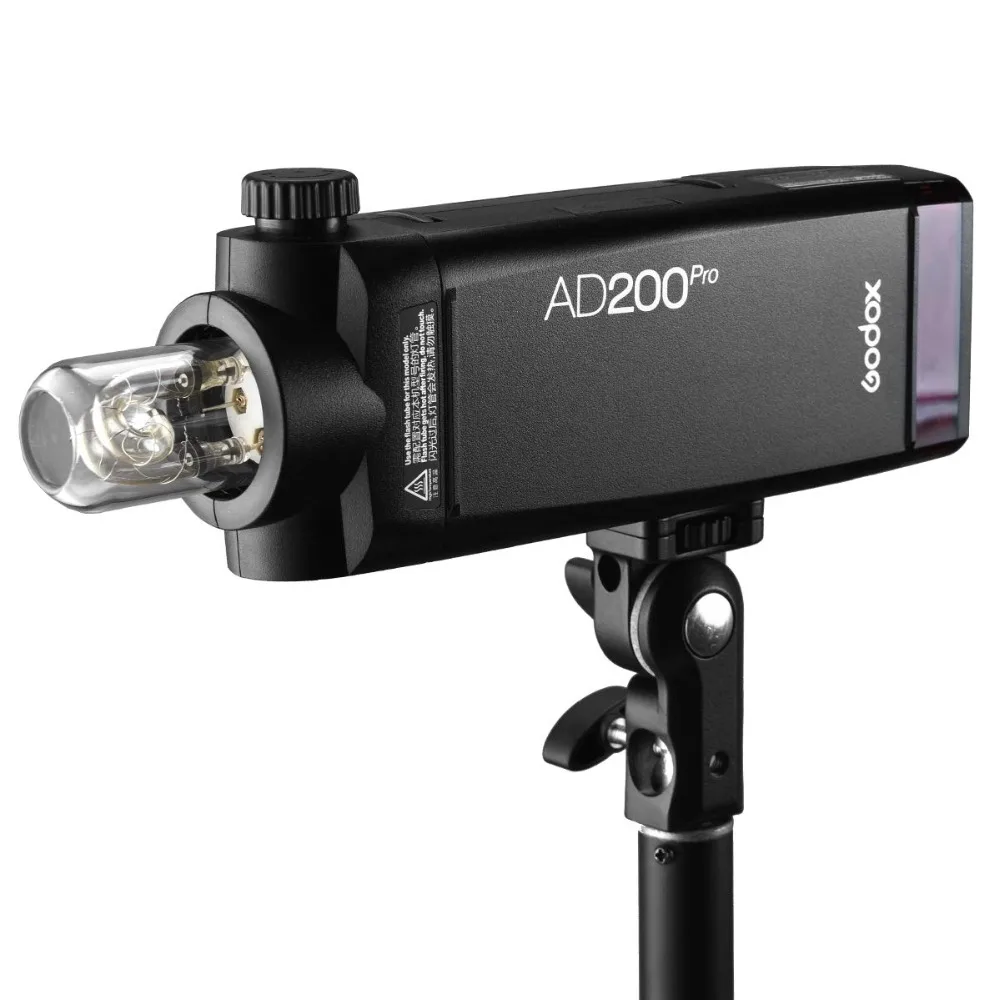 GODOX AD200 Pro 200Ws 2.4G 1/8000 HSS 500 Full Power Camera Strobe Flash Light Speedlite with 2900mAh Battery