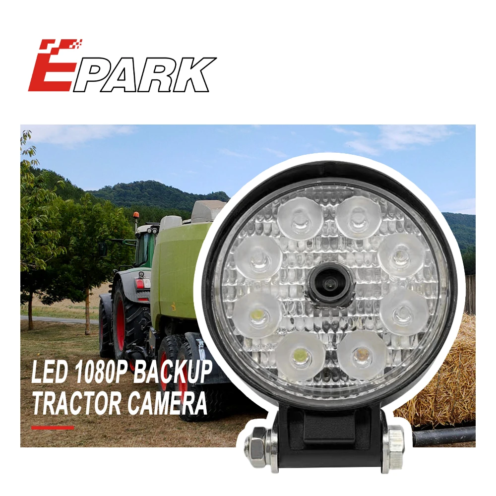 Harvester Machine Camera 12V LED Work Light 3.5 Inch Vehicle Off Road High Low Beam Lamp 24V Truck Agriculture Tractor Camera