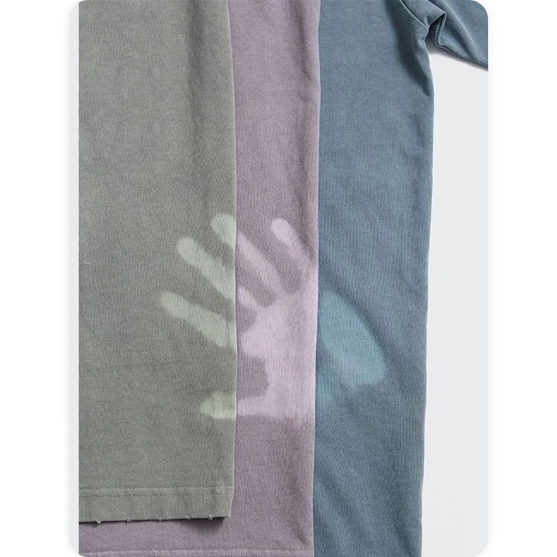 Magic Temperature Change Color Thermochromic Plain T Shirt For Men Sensitive Heat Clothing 100% Cotton T-Shirts Tshirt Tee Shirt