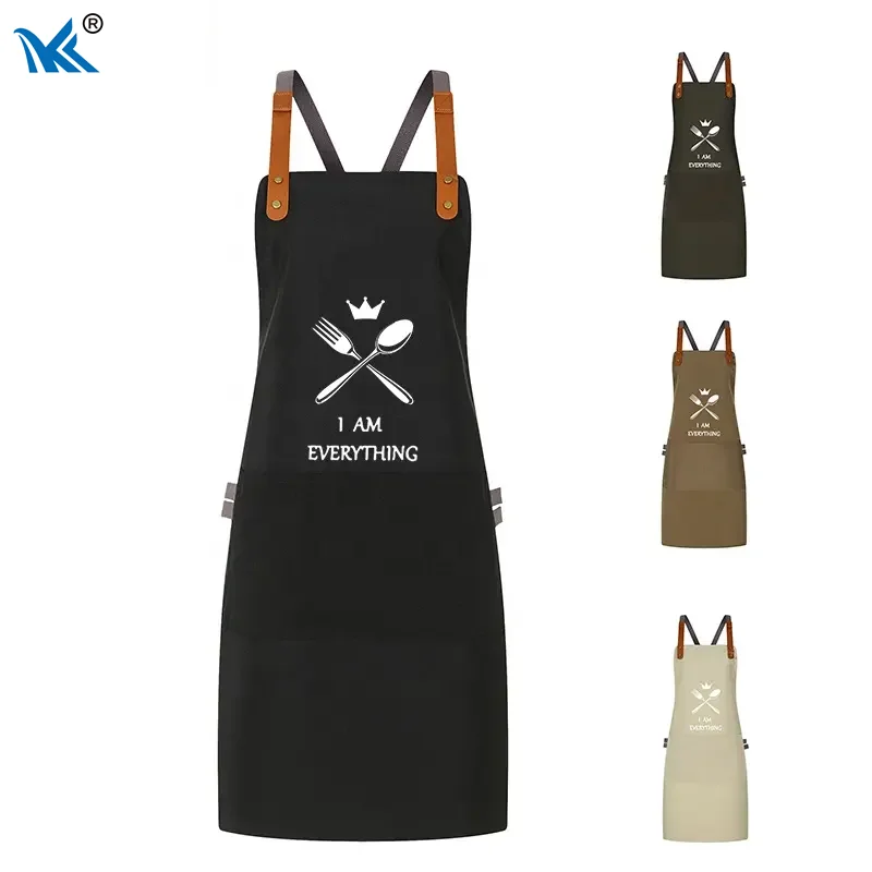 Economic Custom Christmas Apron OEM Pockets Waterproof Adjustable Chef Aprons cooking kitchen