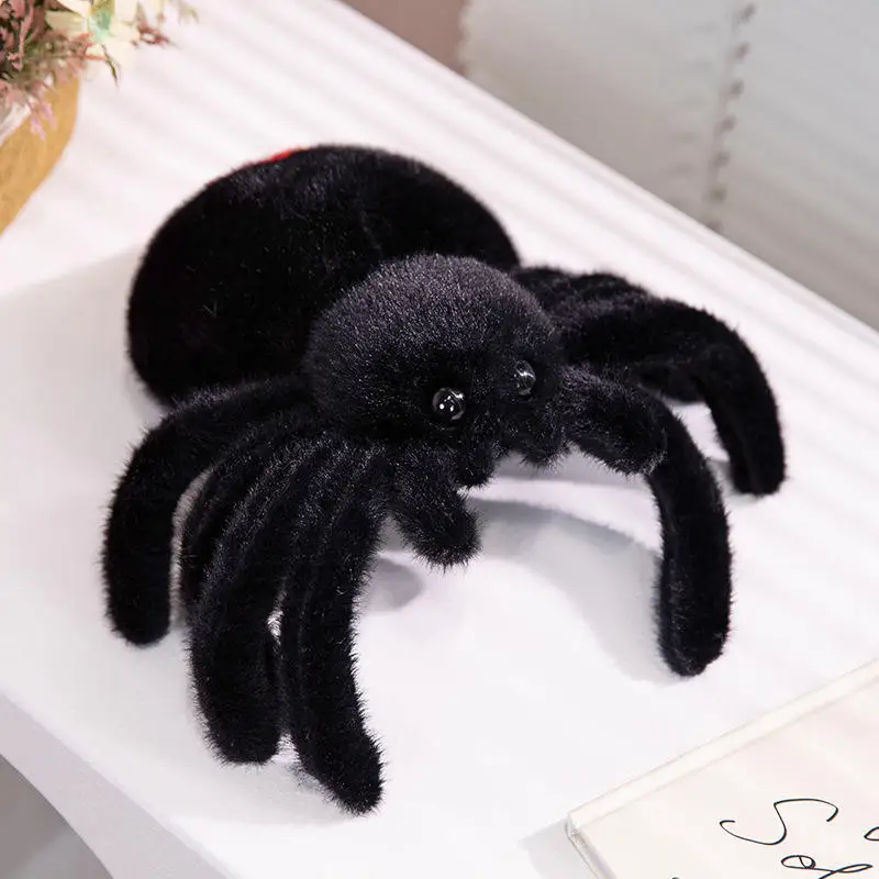 Halloween Spider Simulation Plush Spider Halloween Plush Toy Gifts Halloween Decorations Sofa Pillows