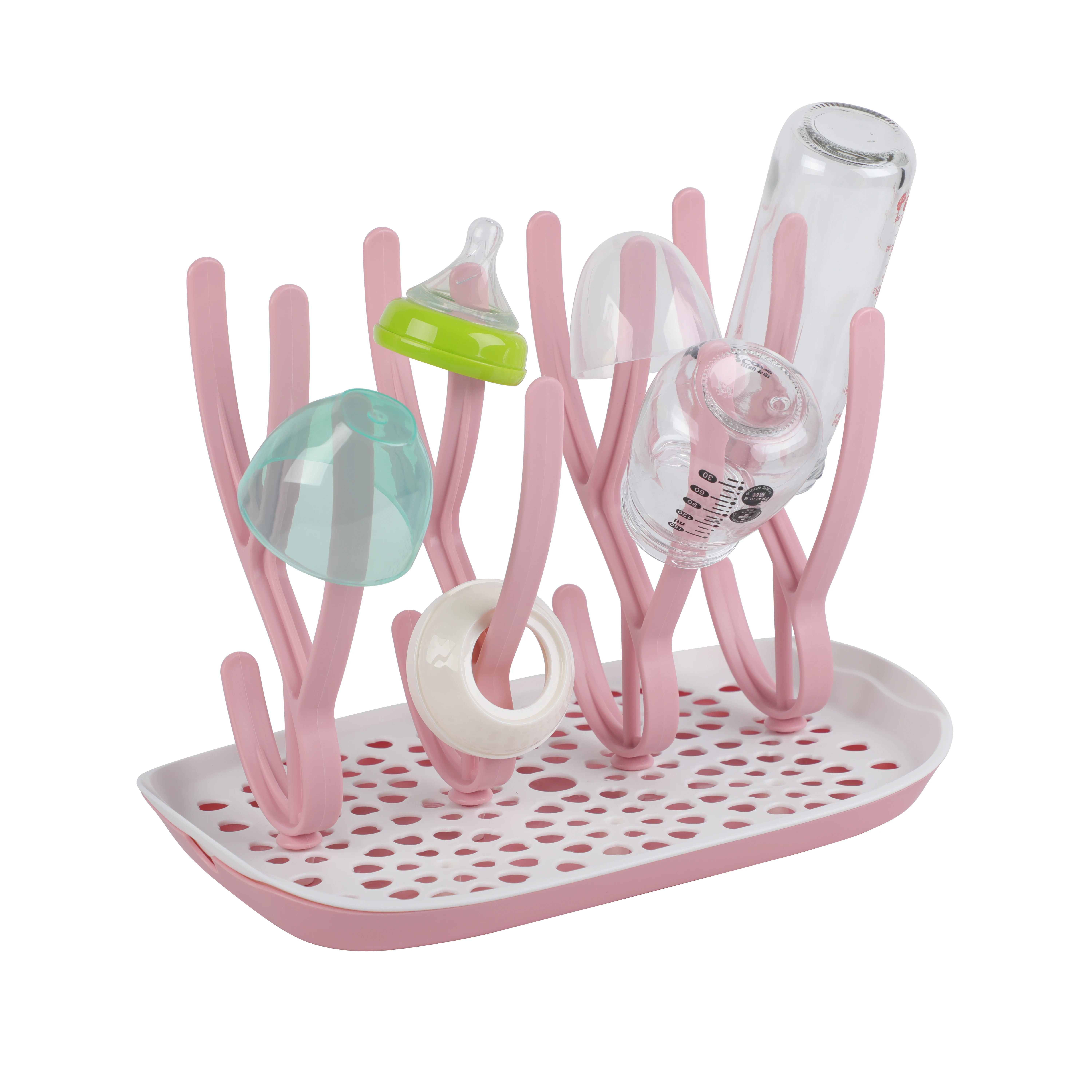 BPA Free Detachable Kid Feeding Pacifier Dryer Holder Baby Bottle Drying Rack