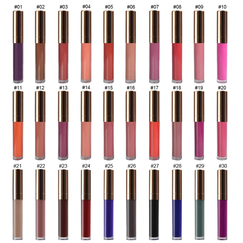 
Wholesale Make Your Own Private Label Matte Lipstick 15 Colors 