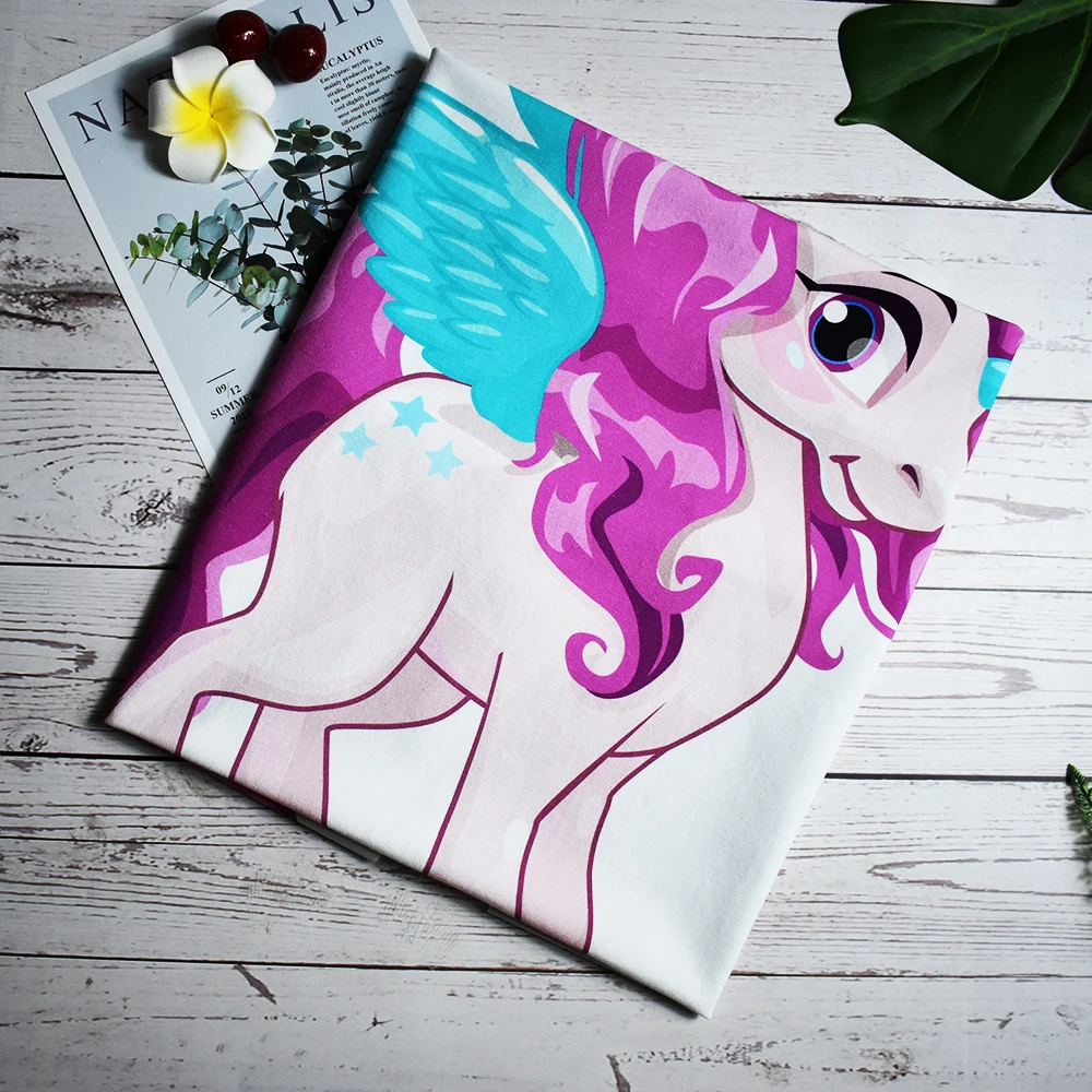 
cartoon fabric print cotton lycra no moq custom printing 