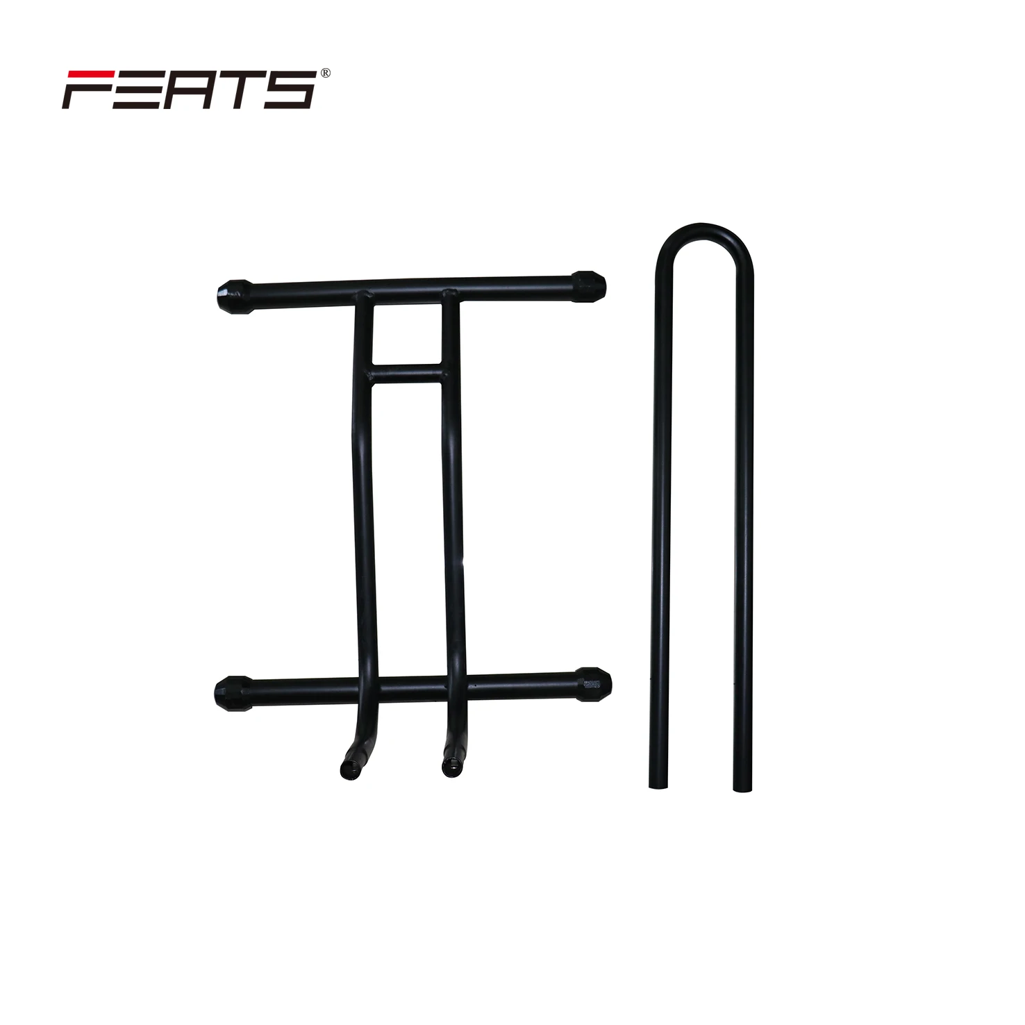 FERTS L Typed 75*38.5cm Steel Bike Floor Stand Parking Holder  Rack
