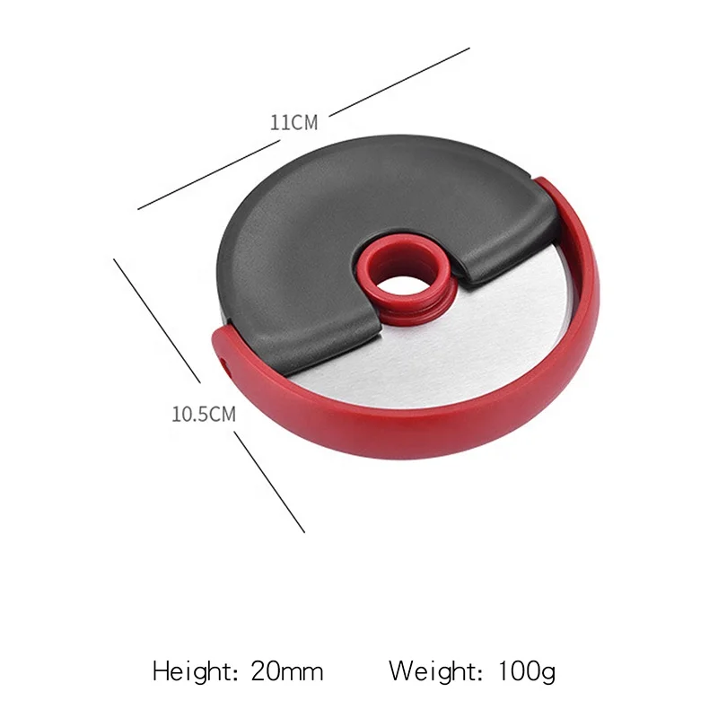 Custom Fashion Ball Pizza Cutter sharp Round Pizza Tools Wheel Roller Pizza Cutter
