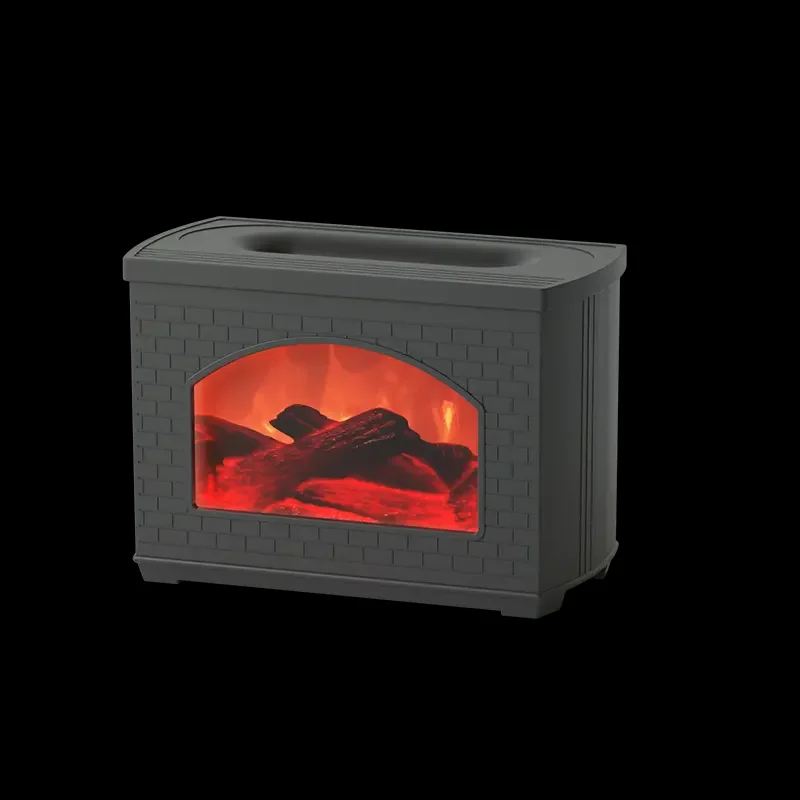 2023 New 270ml Fireplace Flame Essential Oil Aromatherapy Mist Humidifier Aroma Diffuser