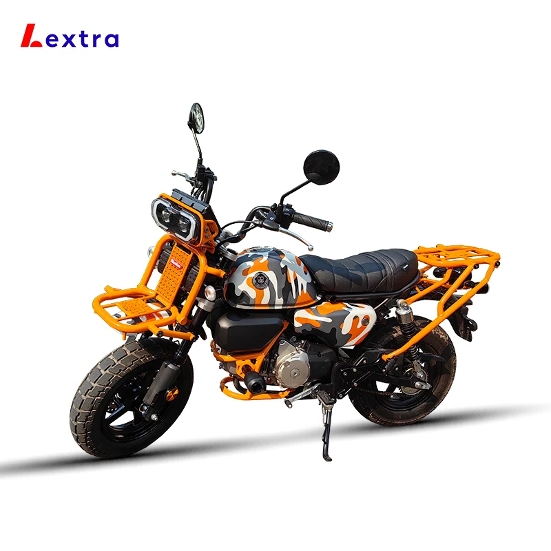 Lextra High Quality 150cc Mini Bike Retro fishing camping base moto 150cc WALL-E Vintage Motorcycle