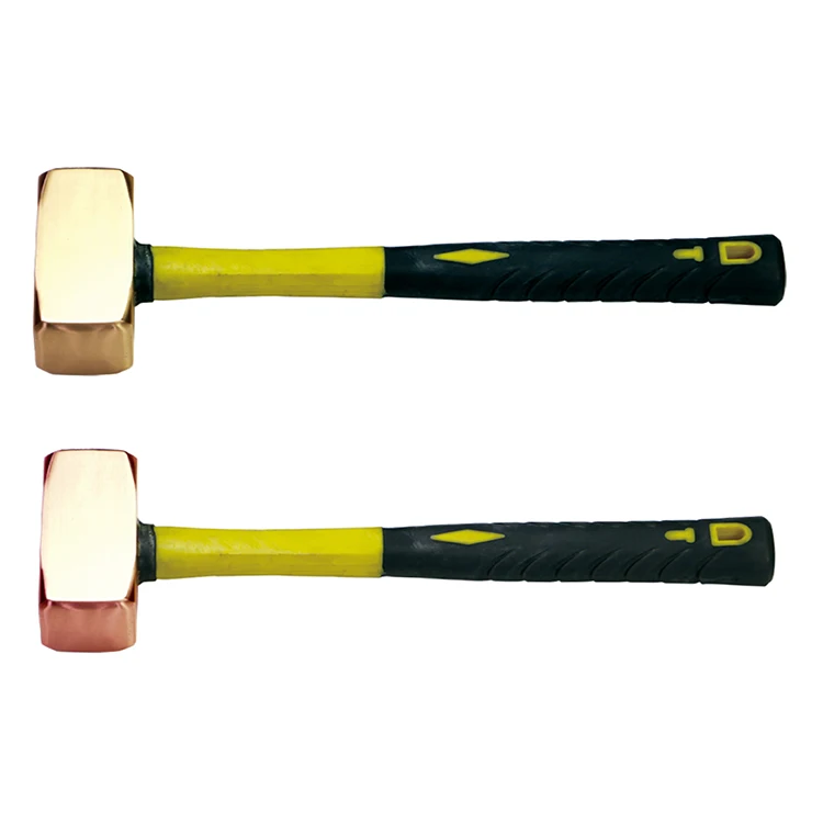 Hebei sikai sale non-sparking Hammer  Sledge Fiber  Handle(German )  500g  Aluminum bronze
