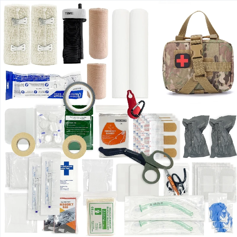 ce iso approved multicam color first aid kit emergency medical Survival Kit For Outdoor