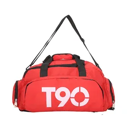 T90 large capacity outdoor sports fitness bag handbag mountaineering luggage bag custom custom logo gym bag