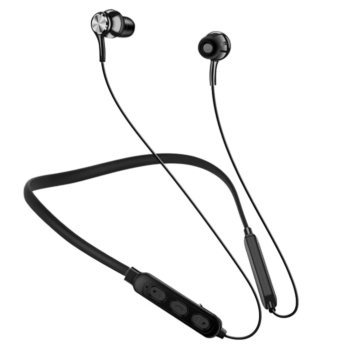 
Noise cancelling stereo neckband wireless earphone headphone headsets 