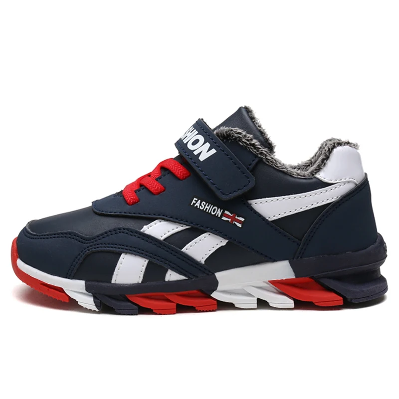 Ботинки Blade, детская зимняя модная повседневная спортивная обувь, утепленная повседневная обувь для мальчиков