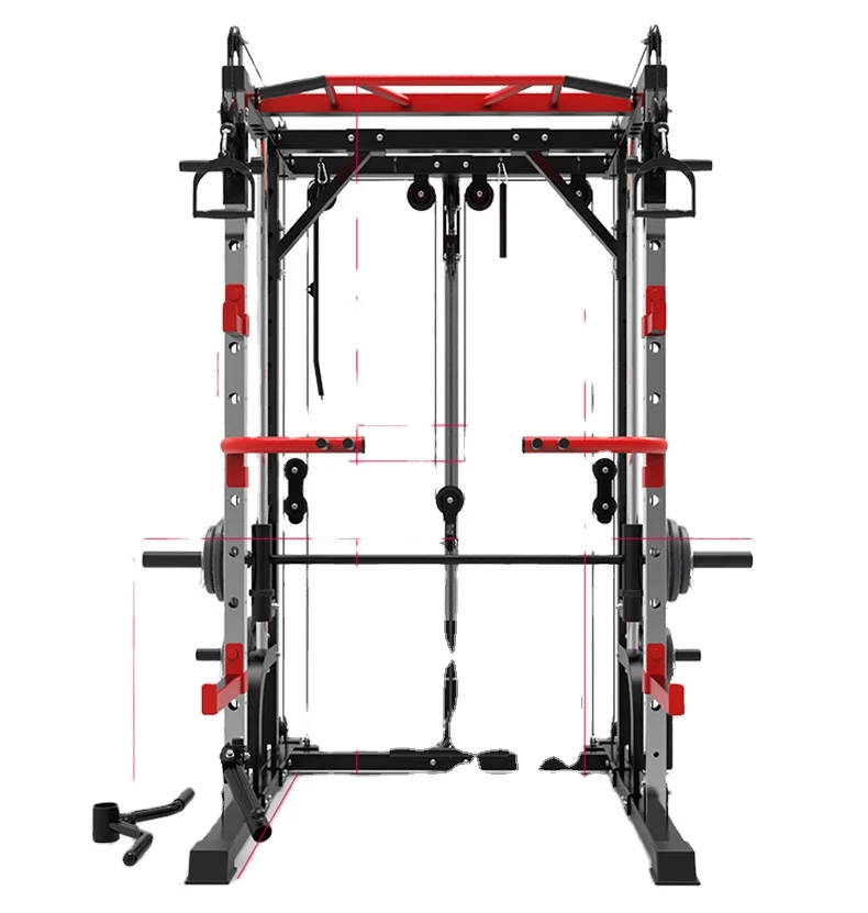 Bench Press Weight Lifting Gym Multi Equipment Squat Rack Smith Machine