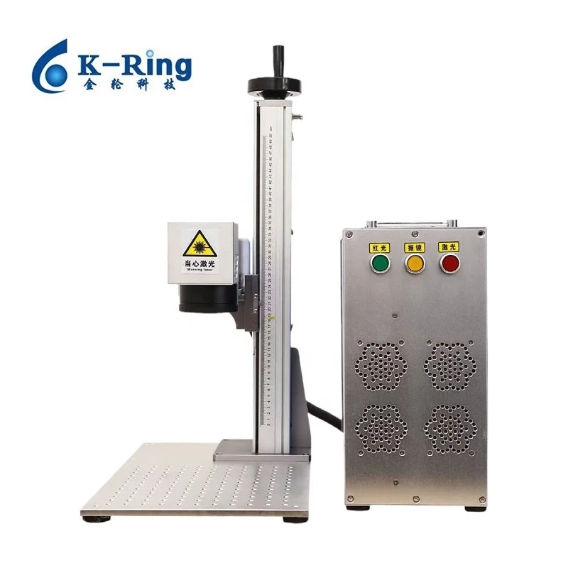 3d rotary pen steel plate fibre laser marking/ printing machine for plastic bottle raycus fiber
