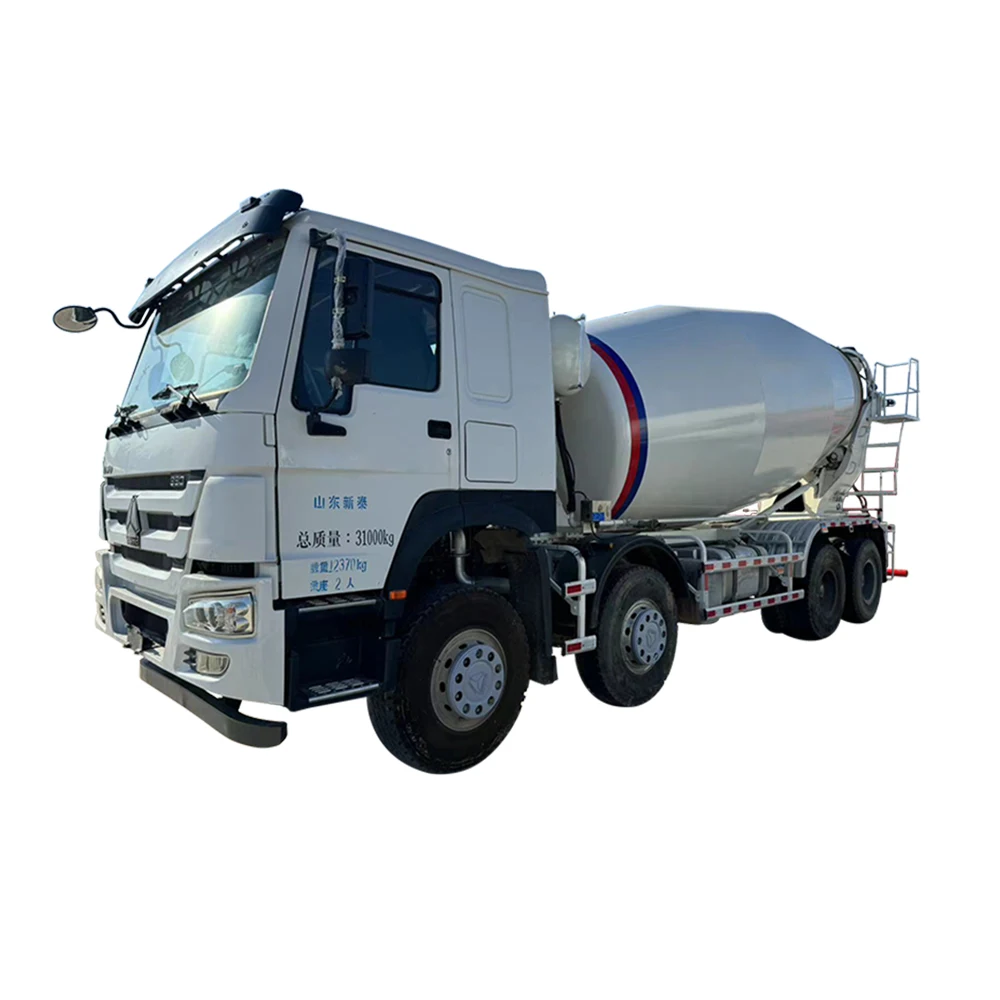 High Quality used Sinotruk HOWO Chassis 8X4 12 Wheels 15cbm concrete mixer truck for sale
