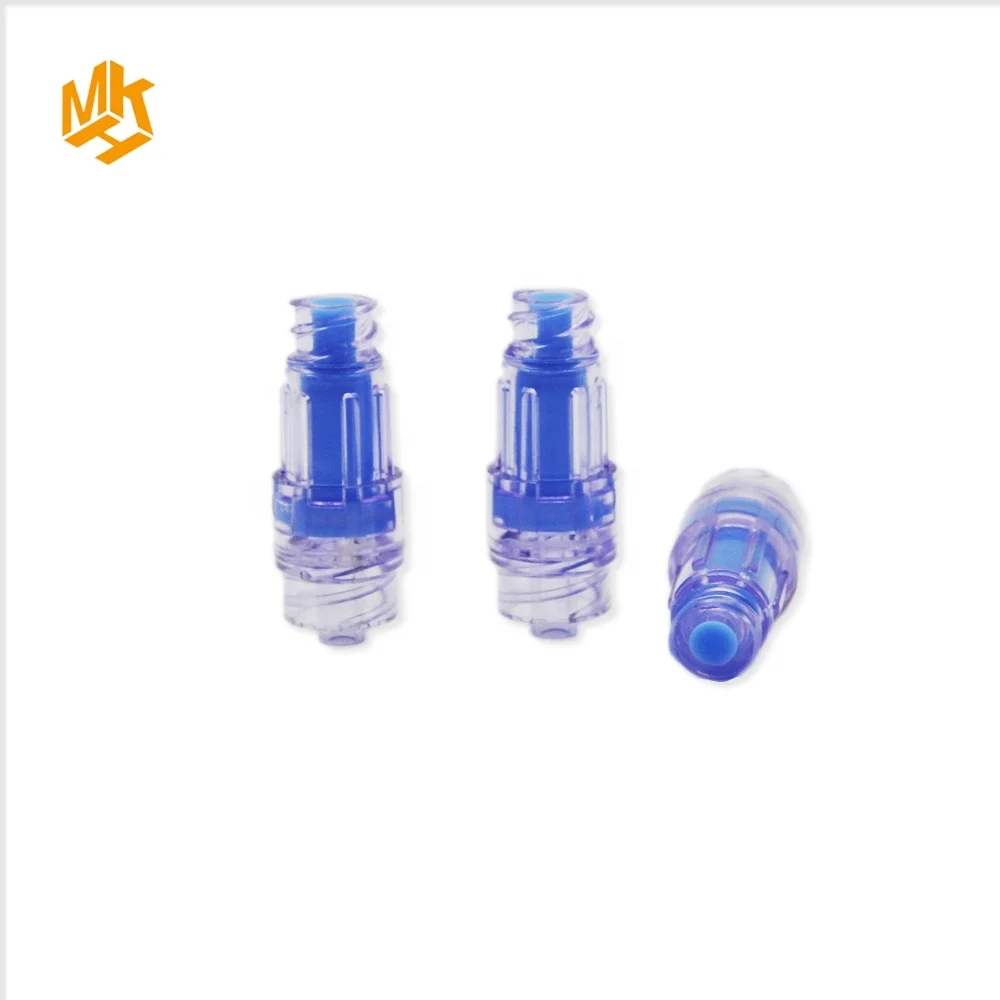 Portable Safety Syringe Plastic Needleless Valve For Medical One Way Check Valve