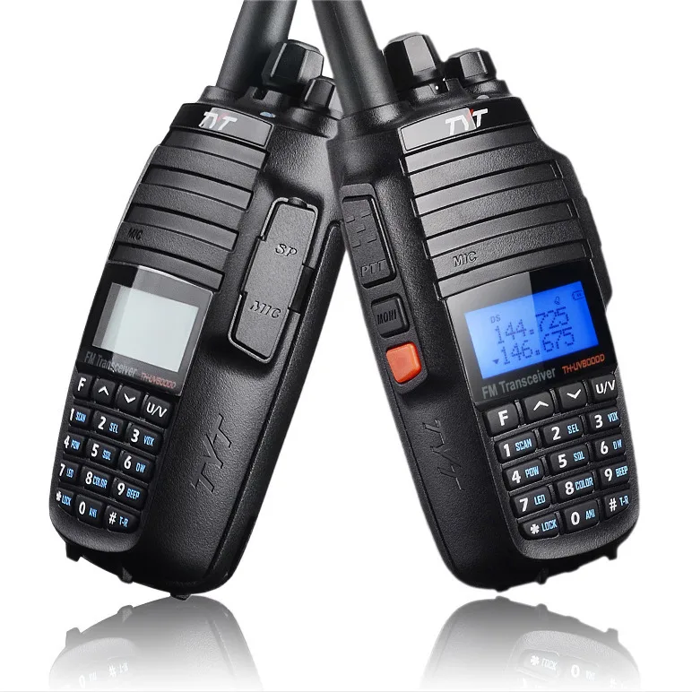 2022 TYT TH-UV8000D Walkie Talkie 10w 10-15km Dual band 136-174MHz 400-520MHz Handheld Ham Radio FM Transceiver Two Way Radio