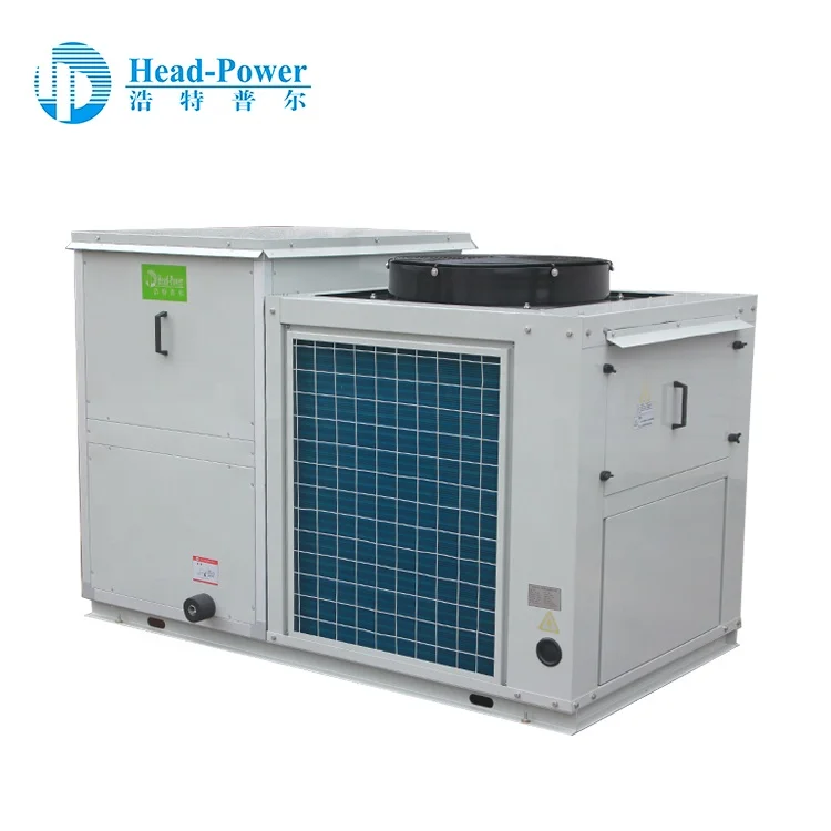 10TON Commercial Use Anti-corrosion Copper Fins Rooftop Packaged Unit Customized Central Air Conditioner Good Price