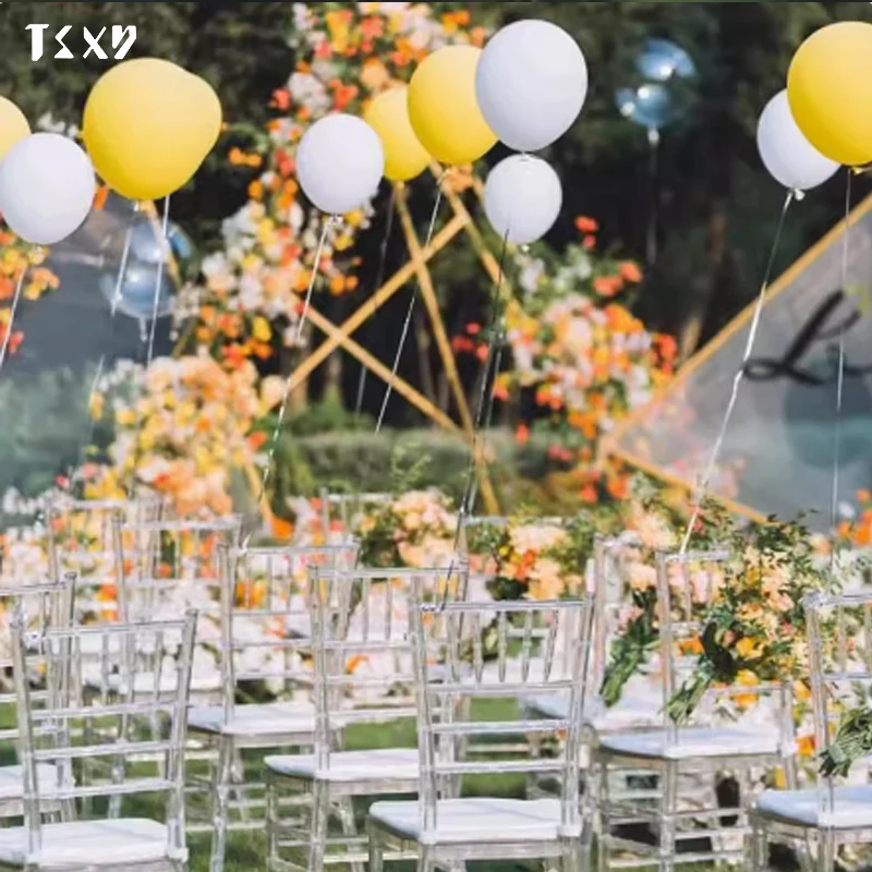 wholesale decoration transparent event furniture wedding chairs hot selling commercial rental chairs plastic wedding chair