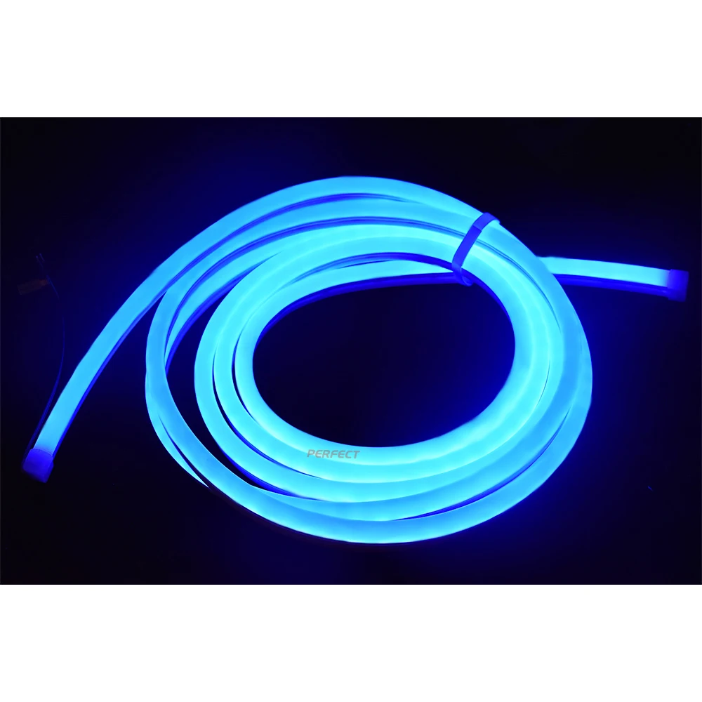 Лидер продаж неоновая лента RGB 10*23 мм светодиодная Неоновая Гибкая лампа полноцветная трубка