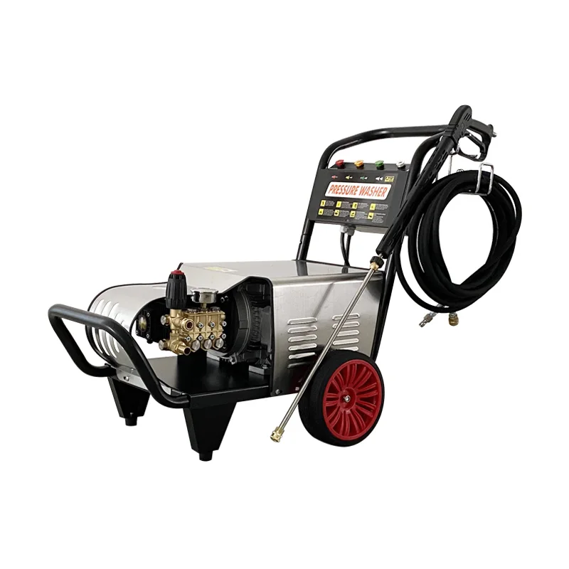 Industrial 4kw 15lpm 180bar-2600psi carsher pressure washer pump car washer gun high pressure