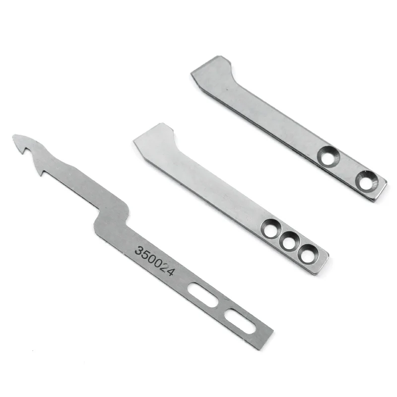 350024 350018-91 KE328 Movable & Fixed Knife for Pegasus W500/UT W562/UT W762/UT W1500/UT Coverstitch Sewing Machine Parts Blade