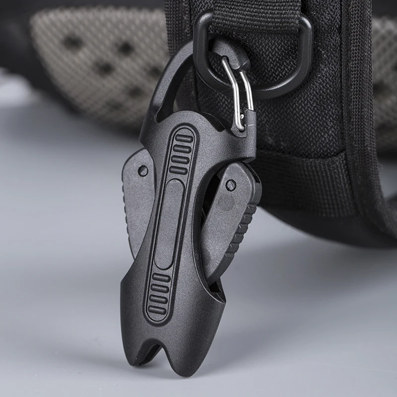 Custom Rust Proof Portable Ceramic Retractable Blade Fishing Cutter Braided Line Nippers With Serration