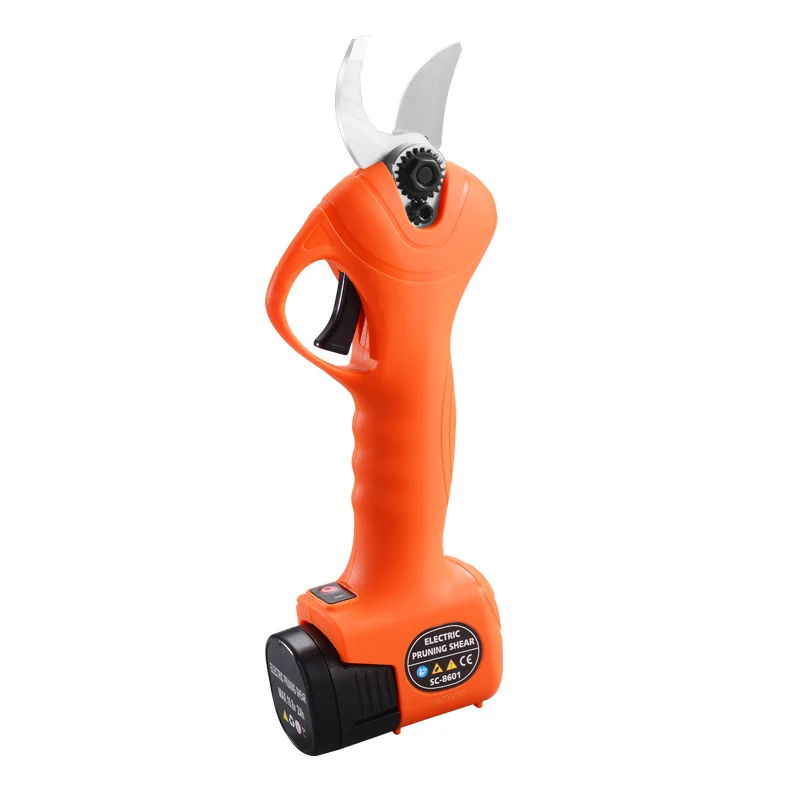 Electric Rechargeable Battery Steel Scissors Wood Cutting Electrical Fruit Pruner tree Pruning Machine