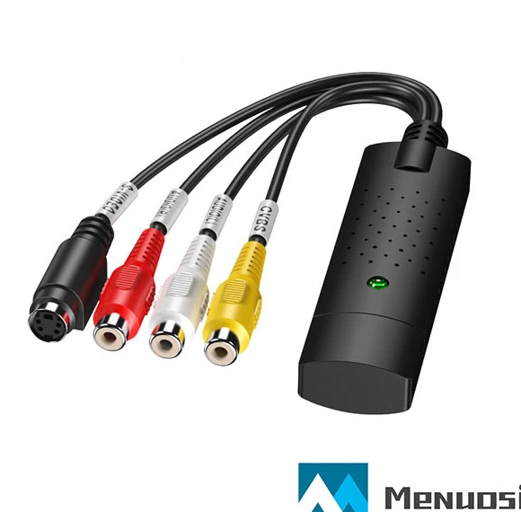 USB Video Capture Device USB 2.0 Easy to Cap Video TV DVD VHS DVR