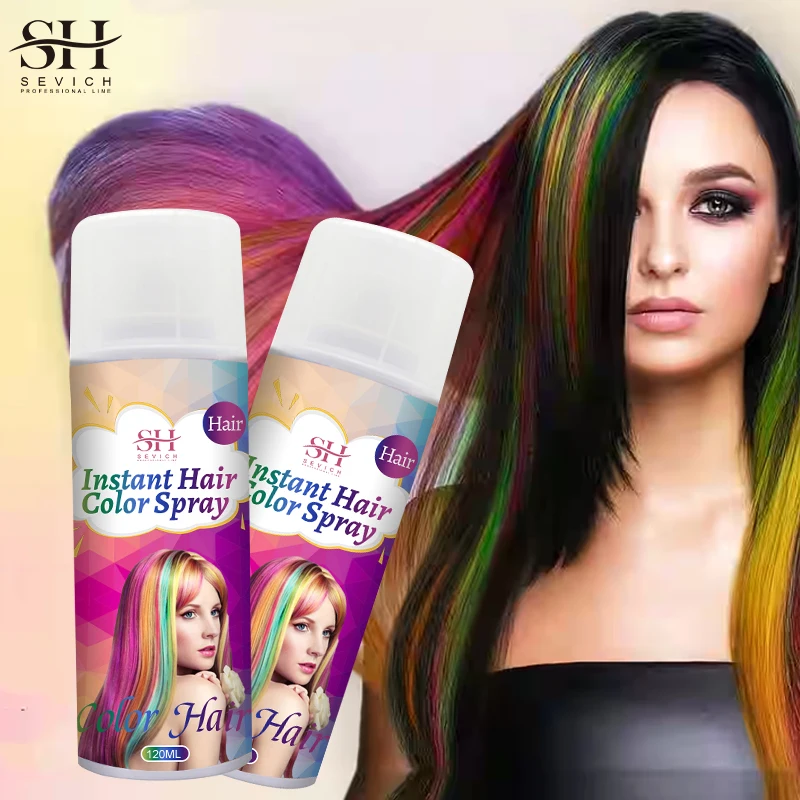 Wholesale Natural Hair Colour Cream Spray Temporary Hair Dye For Professional Salon Hair Coloring Spray