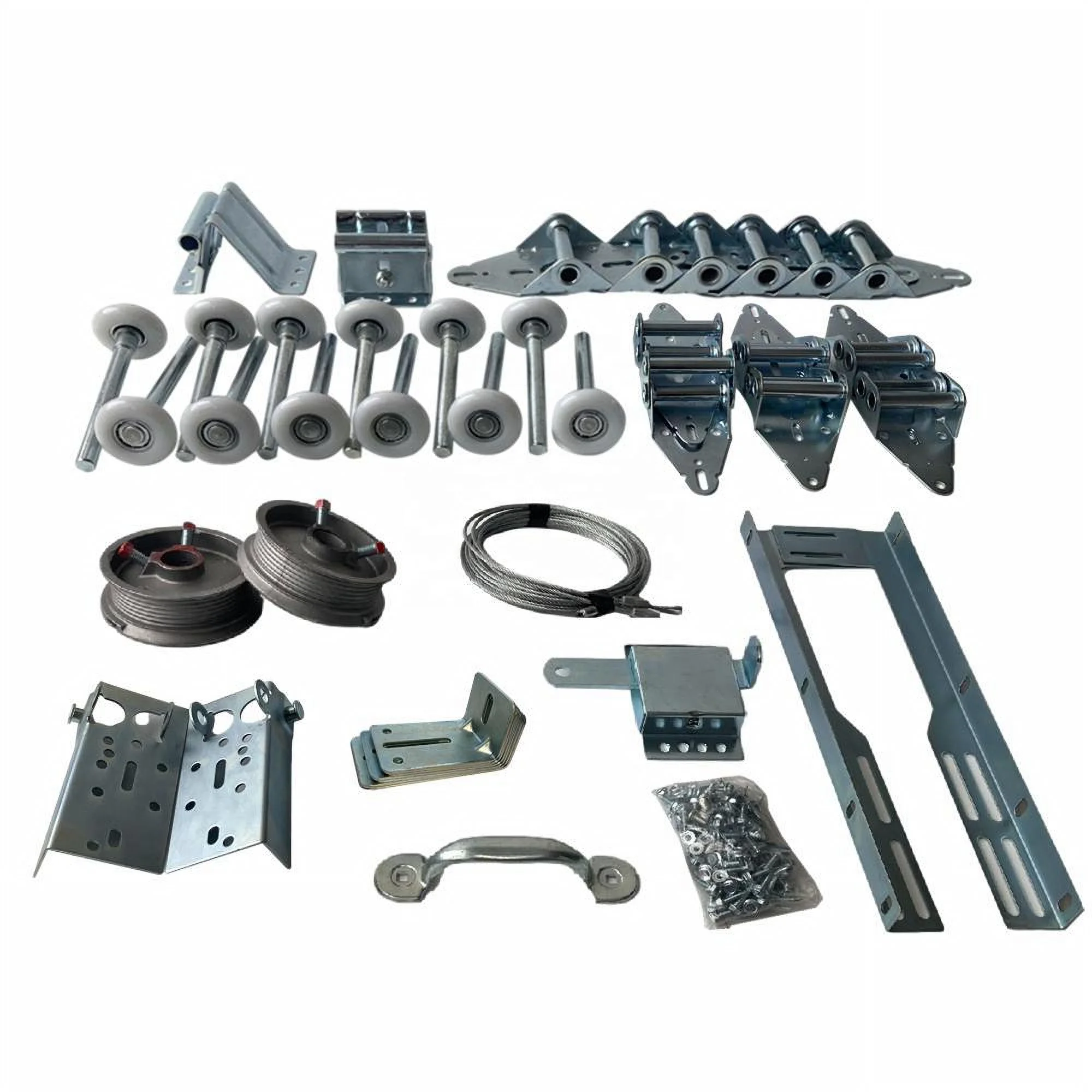 Garage Door Hardware Complete Kit - 14 GA 8x7 or 9 x