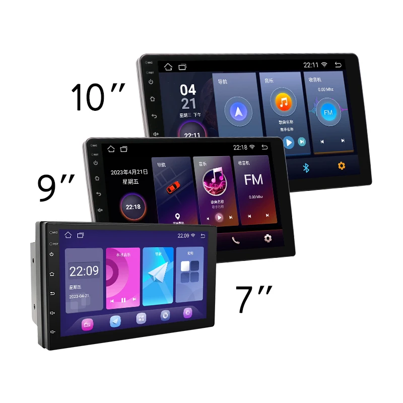 9 INCH 10 Inch Cheap Universal Android 12 Autoradios Touch Screen Stereo Carplay & Android Auto Car Radio Multimedia Player