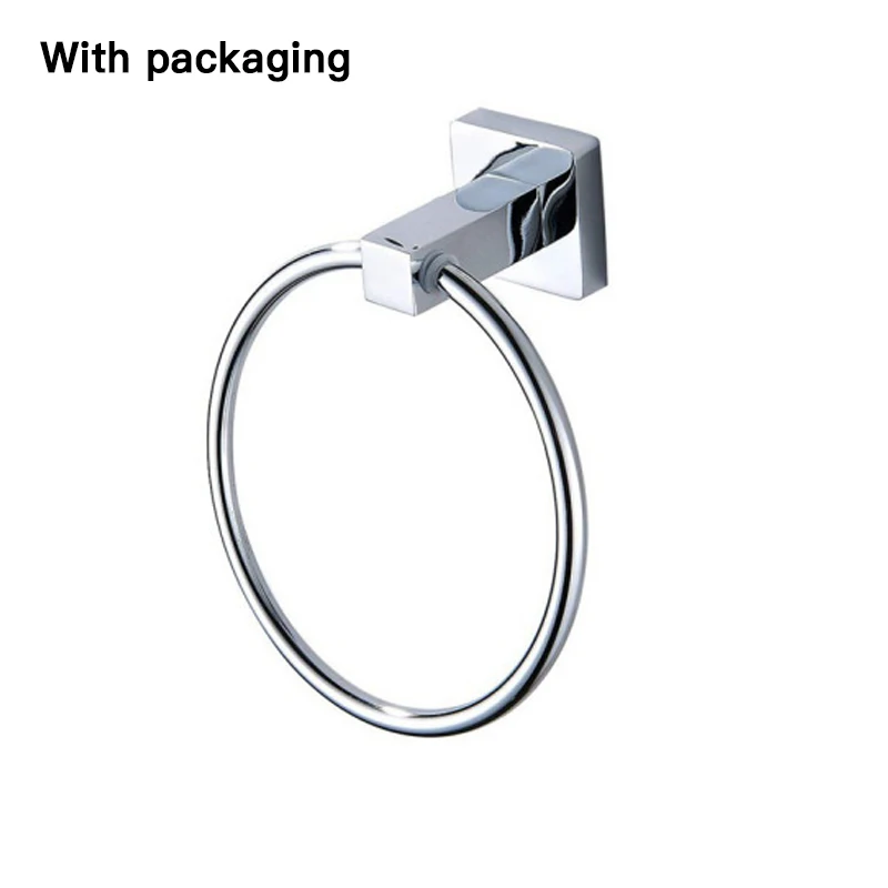 Modern Stainless Steel Holder Hardware Polishing Accessories Wall Mounted Bathroom Towel Rack