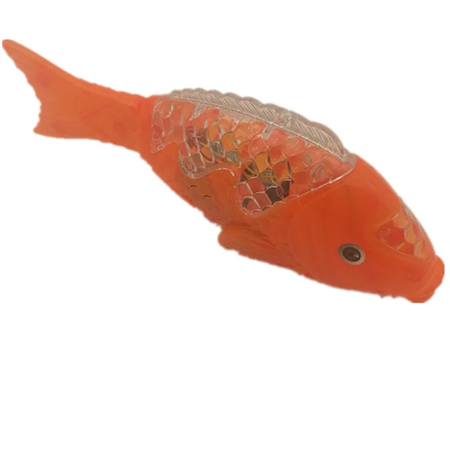 2021 Realistic Electric Fish Simulation Electric Kids Toy With Music