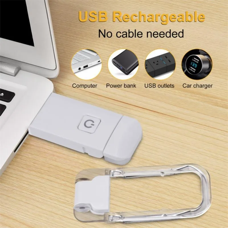 Мини-лампа для защиты глаз USB перезаряжаемая Ночная книга лампа чтения с