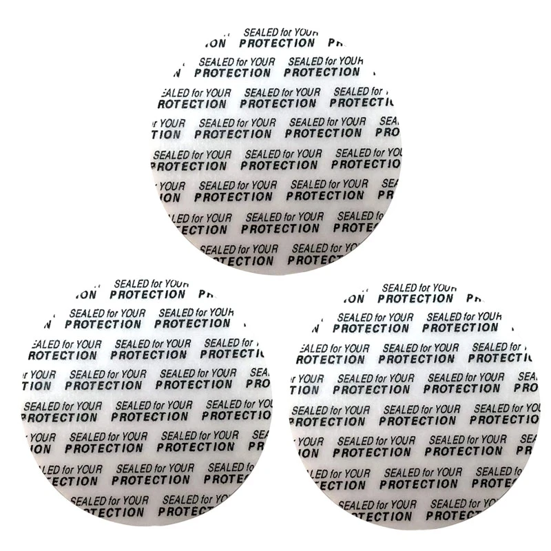 Custom Pressure Sensitive Seal Gasket  PE Press Cap Liners Seal Safety Tamper Seals For Pill  Bottle Jar