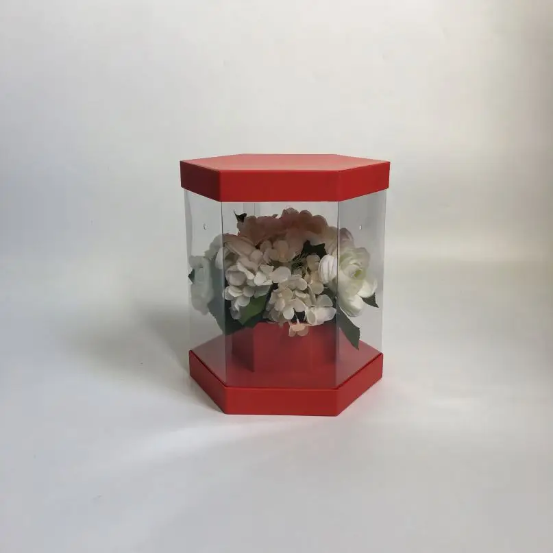 
Wedding Gifts Roses Rectangle Preserved Flower Artificial Flowers Packaging Gift Box With Custom Logo 